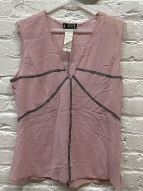 Versace Pink Silk Top
